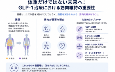 体重減少のその先へ:GLP-1薬治療において筋肉維持が重要な理由